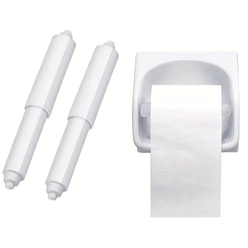 2pcs Toilet Paper Holder Plastic Rod Replacement