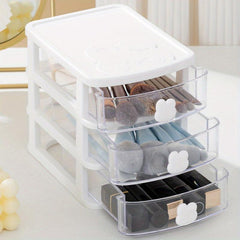 Desktop Makeup Storage Box Hair Accessories Organizer