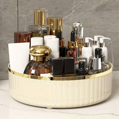 Rotating Round Tray Spice Storage Rack Lazy Susan Turntable Organizer