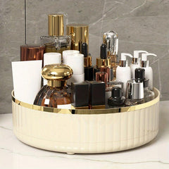 Rotating Round Tray Spice Storage Rack Lazy Susan Turntable Organizer