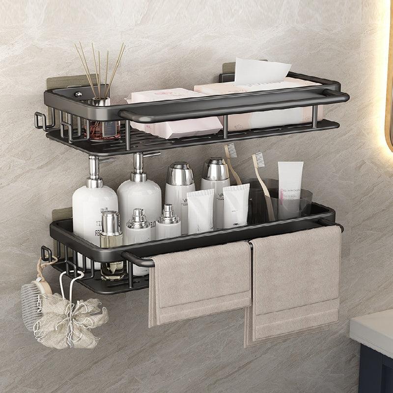 Wall Mounted Storage Rack Bathroom Shelf Punch Bathroom Tray
