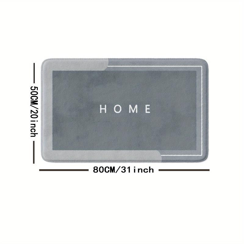 Contemporary Geometric Figure Bath Mat 16x24 20x31