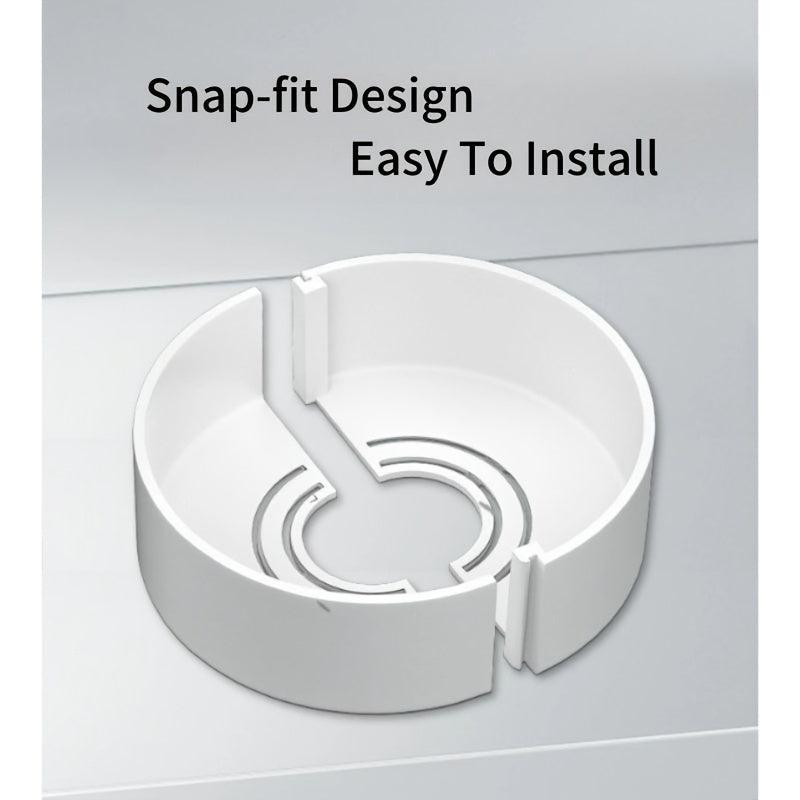 2Pcs Round Escutcheon Plate for Wall Pipe Cover