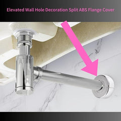 2Pcs Round Escutcheon Plate for Wall Pipe Cover