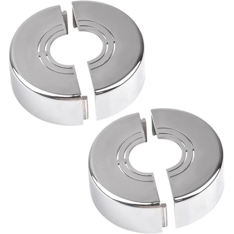 2Pcs Round Escutcheon Plate for Wall Pipe Cover