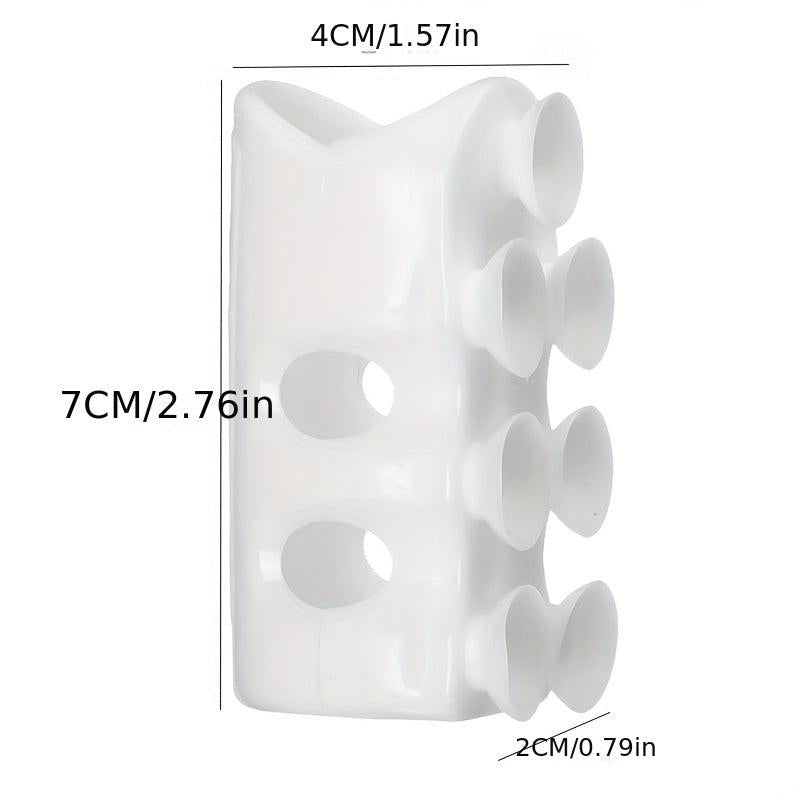 2pc Silicone Punch Universal Shower Rack Bathroom