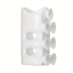 2pc Silicone Punch Universal Shower Rack Bathroom
