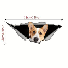 Dog & Pig Toilet Lid Decal Adhesive Sticker Waterproof Decorative Cover