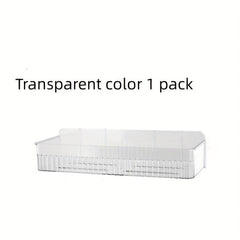 2pcs Wall Mounted Bathroom Storage Rack Plastic Tray Holder Organizer