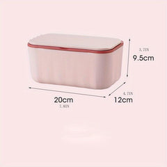 Spring Wall Hanging Tissue Box Dustproof Toilet Paper Box