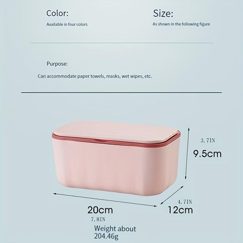 Spring Wall Hanging Tissue Box Dustproof Toilet Paper Box