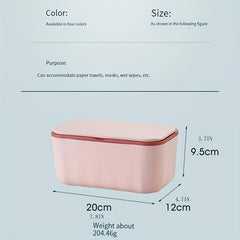 Spring Wall Hanging Tissue Box Dustproof Toilet Paper Box