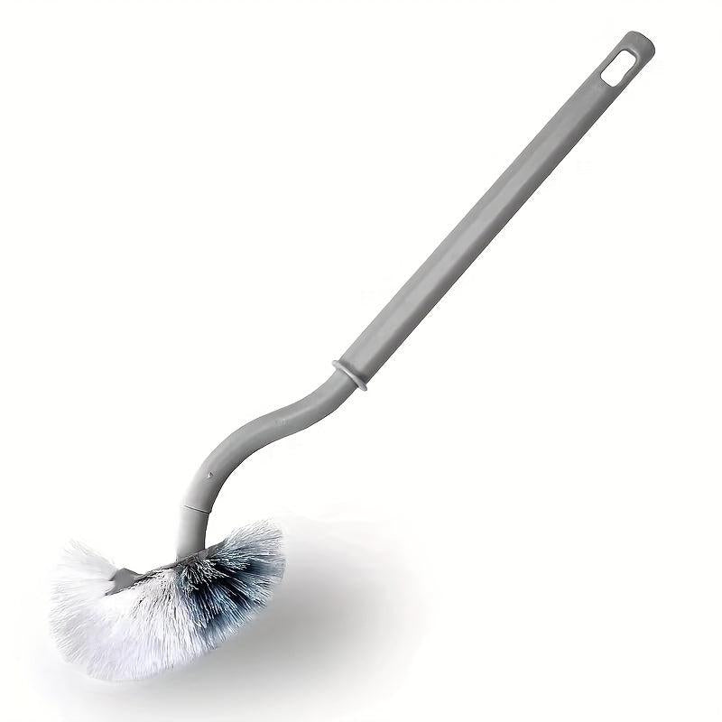Toilet Cleaning Brush Set with Long Handle and Wall-Mounted Holder