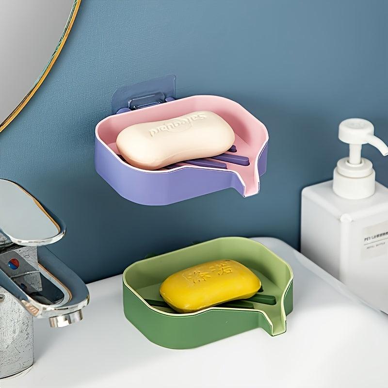 Self Draining Soap Holder for Sink - Soap Dish for Shower