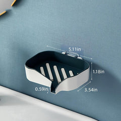 Self Draining Soap Holder for Sink - Soap Dish for Shower