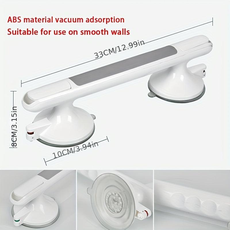 Punch Suction Cup Safety Handrail Bathroom Toilet Glass Door Handle