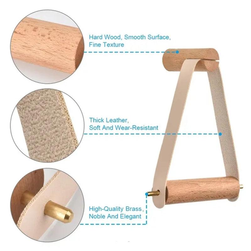 Vintage Toilet Paper Roll Holder Wall Mounted Tissue Holder With Screws