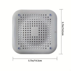5pcs Square Hair Filter Drain Cover for Bathroom