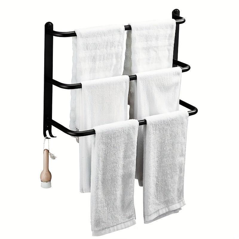 3 Tier Towel Bar Stainless Steel Wall Mounted Towel Rack