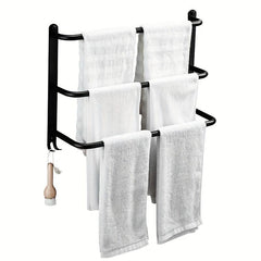 3 Tier Towel Bar Stainless Steel Wall Mounted Towel Rack