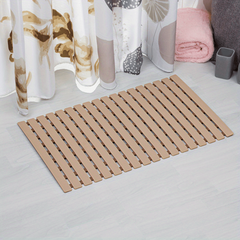 Eco Friendly Non Slip Shower Mat with Suction Cups and Drain Holes