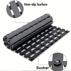 Eco Friendly Non Slip Shower Mat with Suction Cups and Drain Holes