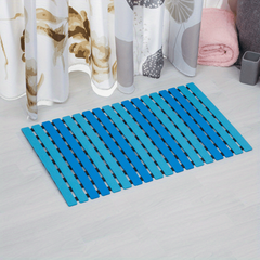 Eco Friendly Non Slip Shower Mat with Suction Cups and Drain Holes