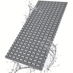 Eco Friendly Non Slip Shower Mat with Suction Cups and Drain Holes