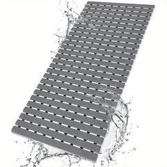 Eco Friendly Non Slip Shower Mat with Suction Cups and Drain Holes