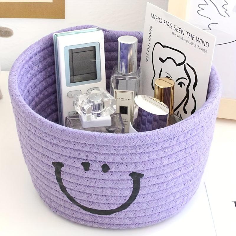 1pc Closet Storage Baskets Bins Skin-friendly Toy Storage Basket Bin