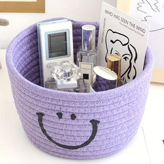 1pc Closet Storage Baskets Bins Skin-friendly Toy Storage Basket Bin