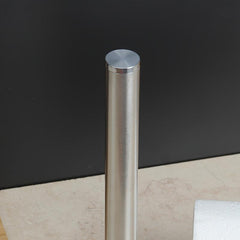 Vertical Roll Paper Holder Stainless Steel Desktop Napkin Organizer