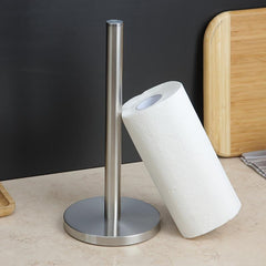 Vertical Roll Paper Holder Stainless Steel Desktop Napkin Organizer