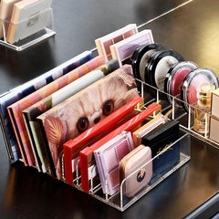 Clear Acrylic Eyeshadow Palette Organizer Makeup Rack