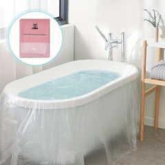 Disposable Shower Bag Thick Bathtub Cover Wooden Bucket Shower Bag