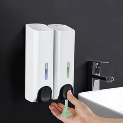 2pcs Wall Mounted Soap Dispenser for Kitchen Bathroom