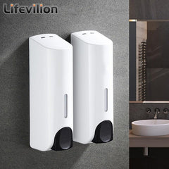 2pcs Wall Mounted Soap Dispenser for Kitchen Bathroom