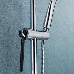 Universal Shower Head Holder Double Hooks - Adjustable Bracket Set