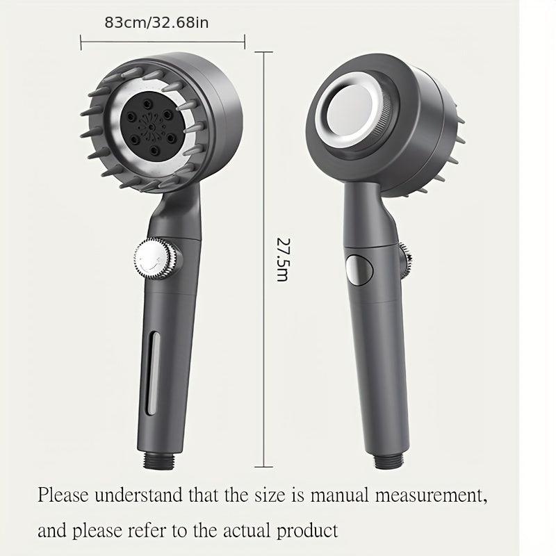 High Pressure Shower Gun Holder Gray Portable Nozzle