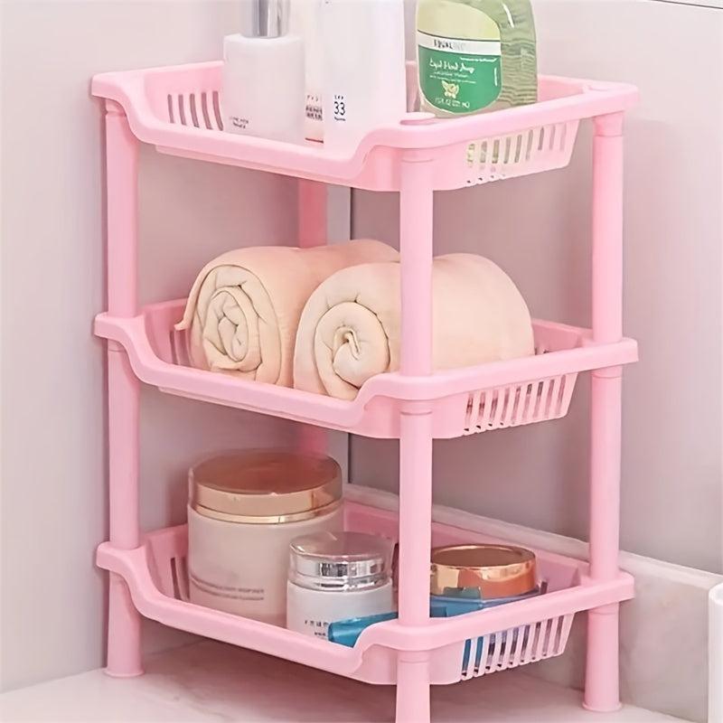 Thickened Bathroom Storage Shelf Makeup Cosmetics Shampoo Lotion Storage Rack