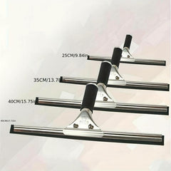 Stainless Steel Shower Squeegee Glass Wiper Bathroom Cleaner