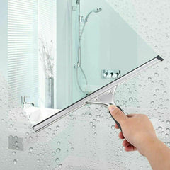 Stainless Steel Shower Squeegee Glass Wiper Bathroom Cleaner