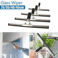 Stainless Steel Shower Squeegee Glass Wiper Bathroom Cleaner