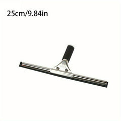 Stainless Steel Shower Squeegee Glass Wiper Bathroom Cleaner