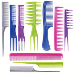 Professional Hair Styling Comb Set for All Hair Types