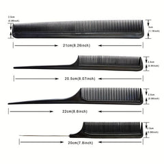 Professional Hair Styling Comb Set for All Hair Types