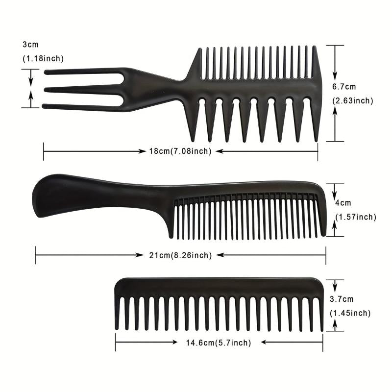 Professional Hair Styling Comb Set for All Hair Types