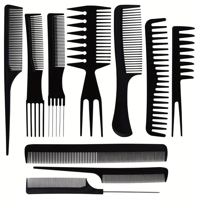 Professional Hair Styling Comb Set for All Hair Types