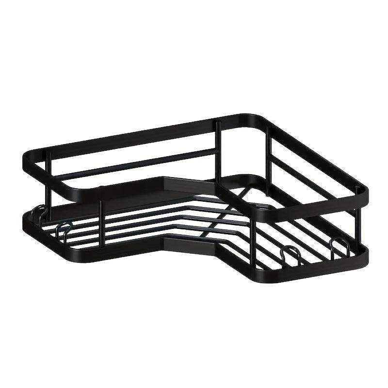 Corner Shower Caddy Wall Mounted Bathroom Storage Rack Soap Holder