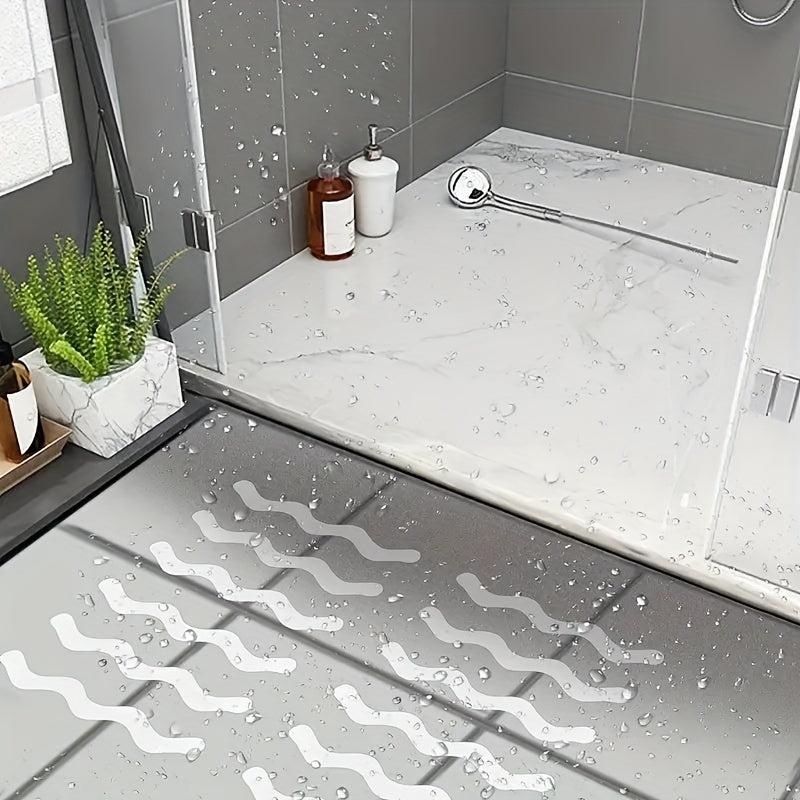 24pcs Wave Shape Anti Slip Stickers for Bathtub Kitchen Stairs